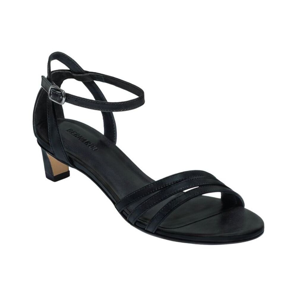 Bernardo Lima Leather Low Heel Sandal